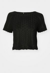 ONLNOLA LIFE PULLOVER - Lihtne T-särk - black