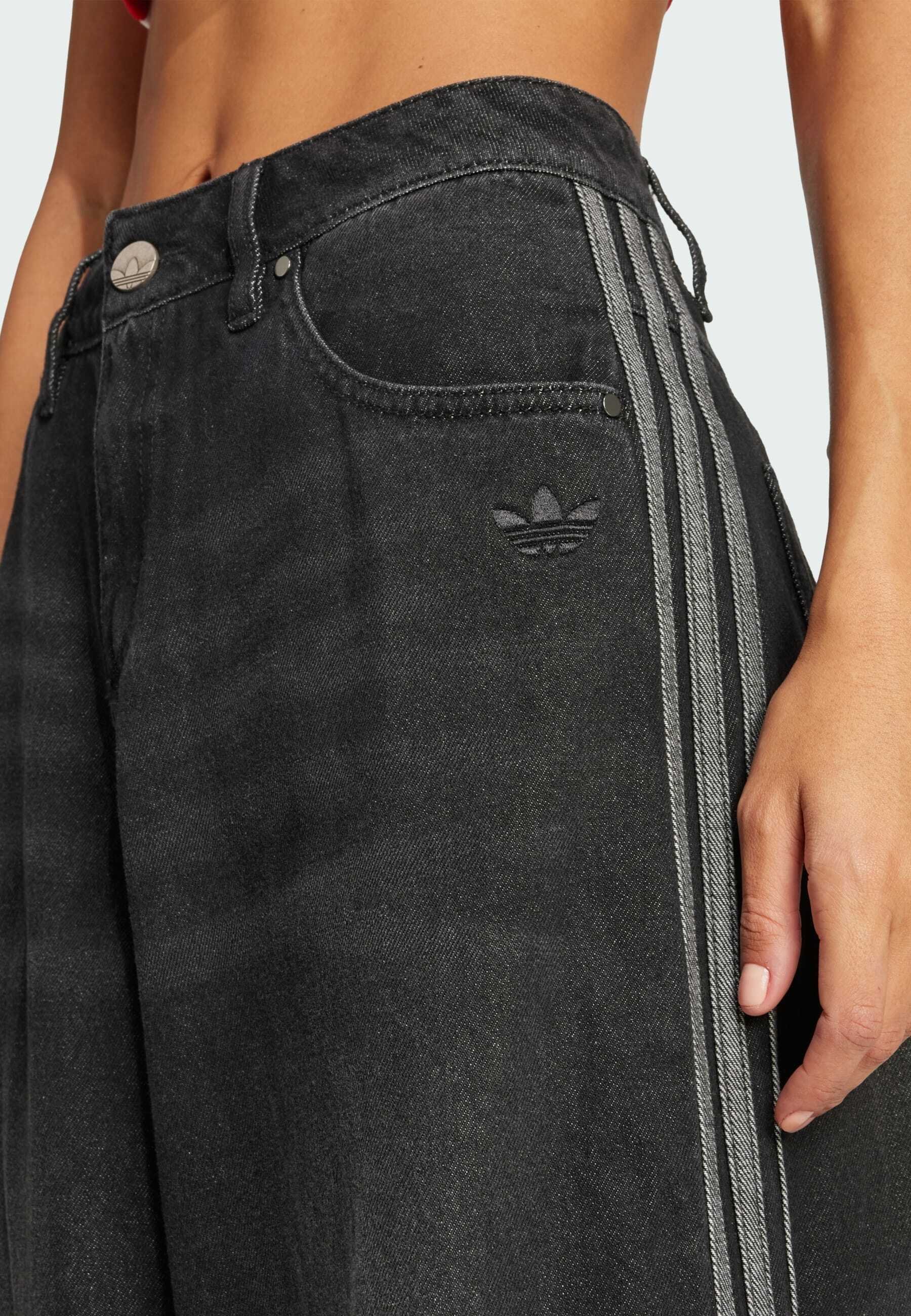 adidas Originals ADICOLOR DENIM ADILENIUM - Flared Jeans - black