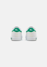 Lacoste POWERCOURT CHILDREN UNISEX - Tossud - white/green