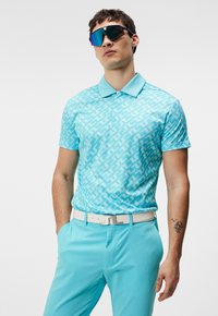 J.LINDEBERG Sports DARIO REGULAR FIT  - Polo shirt - bias bridge blue curacao