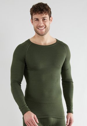 Ceceba THERMO LONGSLEEVE - Undershirt - grün mittel uni
