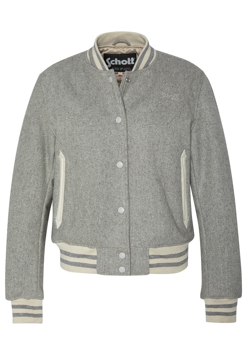 Schott Bomberjacks grijs