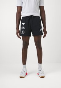 Under Armour PROJECT ROCK SHORT - Sporta šorti - black/white