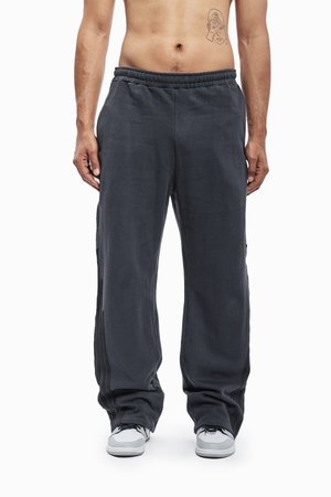 STRIPES VINTAGE JOGGER UNISEX - Tracksuit bottoms - black