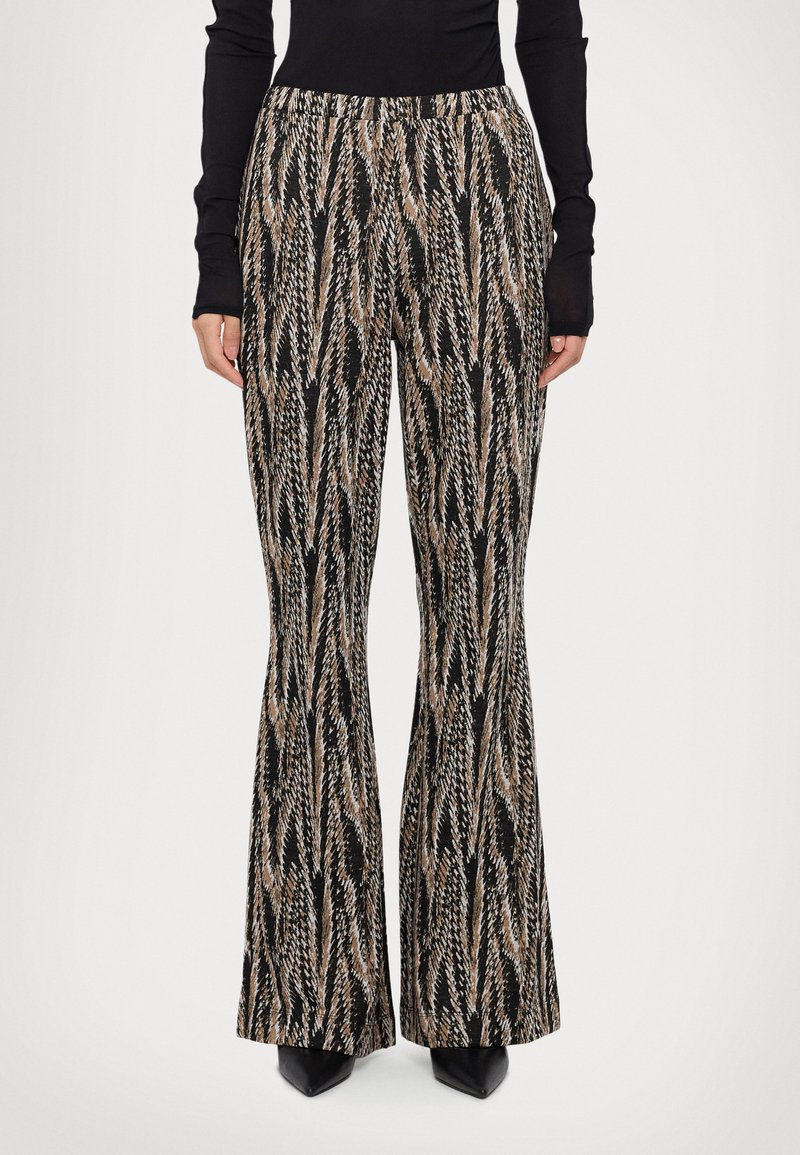 Diane von Furstenberg BURANO PANTS - Kalhoty - black
