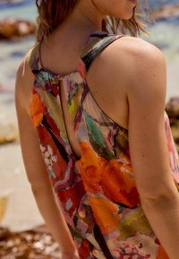 Next TALL FIT - SLEEVELESS - Kombinezon - orange fruit print