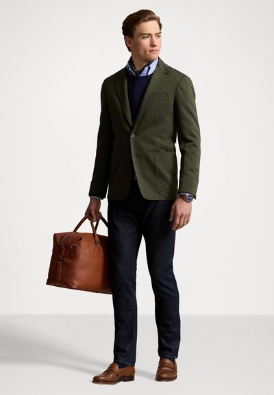 Polo Ralph Lauren POLO SOFT MODERN DOUBLE KNIT JACKET - Bleiserjakk - estate olive