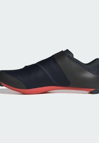 adidas Performance TEMPO-STRIPES BOA CYCLING - Cycling shoes - dark blue   chalk white   preloved scarlet