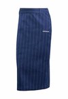 PINSTRIPE PENCIL - Pencil skirt - night indigo   off white