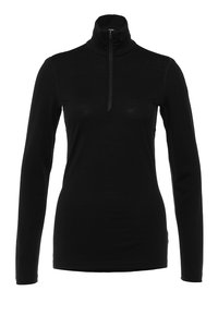 icebreaker MERINO 200 MID WEIGHT OASIS HALF ZIP - Undershirt - BLACK