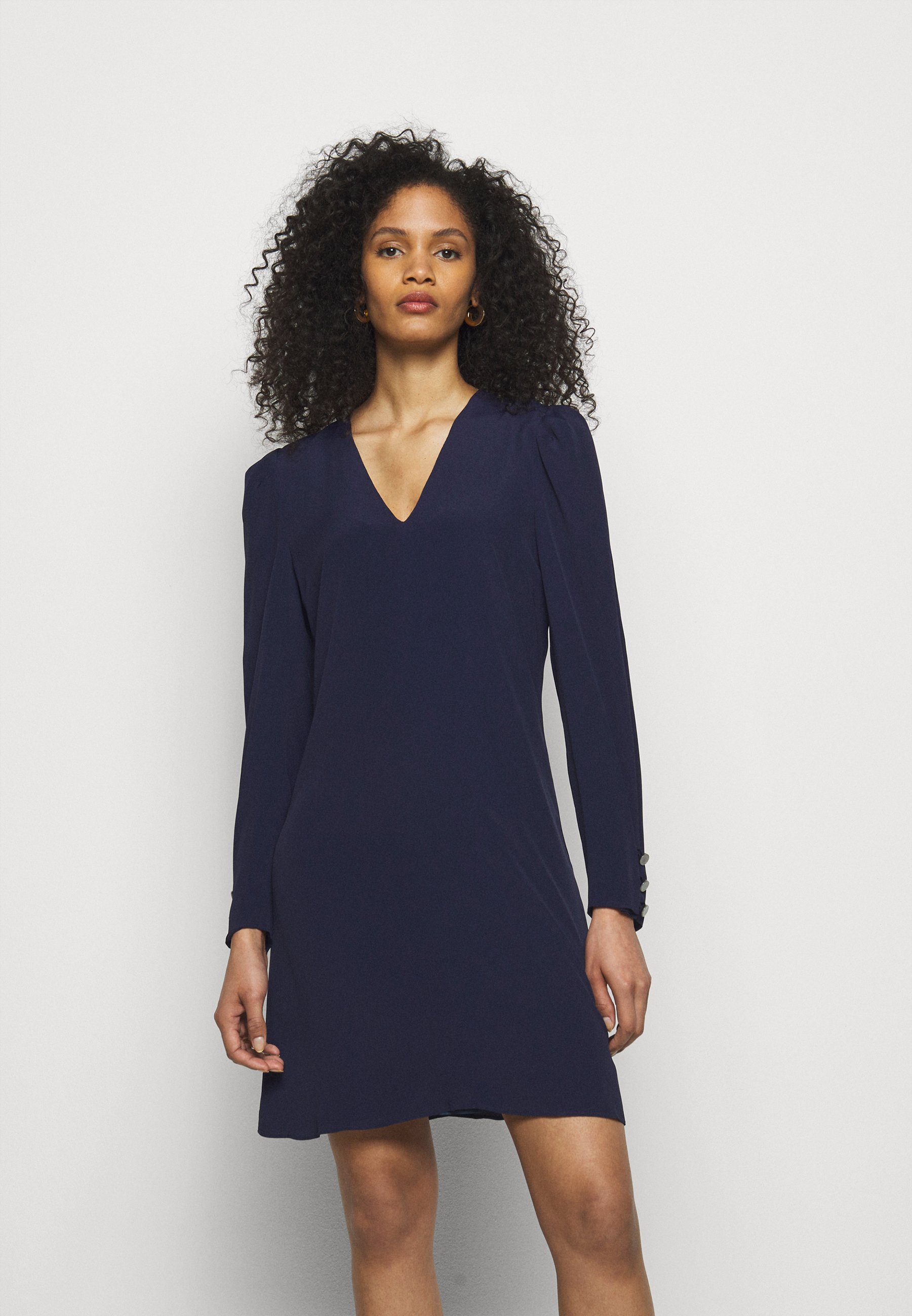 dark blue women's dress