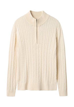 NLMHABEL - Stickad tröja - antique white
