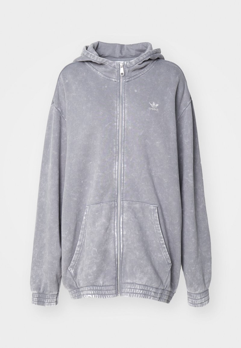 adidas Originals Sweater met rits grijs adidas Originals Sweater met rits grijs
