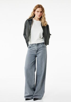 Wijde jeans - grey