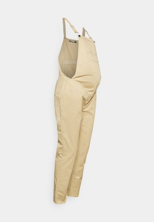 MATERNITY MAMA DUNGAREE - Dungarees - beige