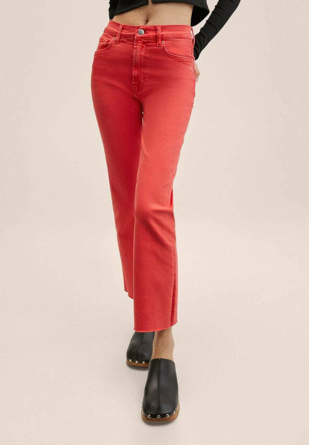 Mango SIENNA - Flared Jeans - rouge/red - Zalando.co.uk