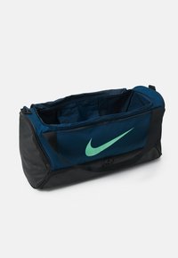 Nike Performance Saco de desporto - valerian blue/black/(green glow)