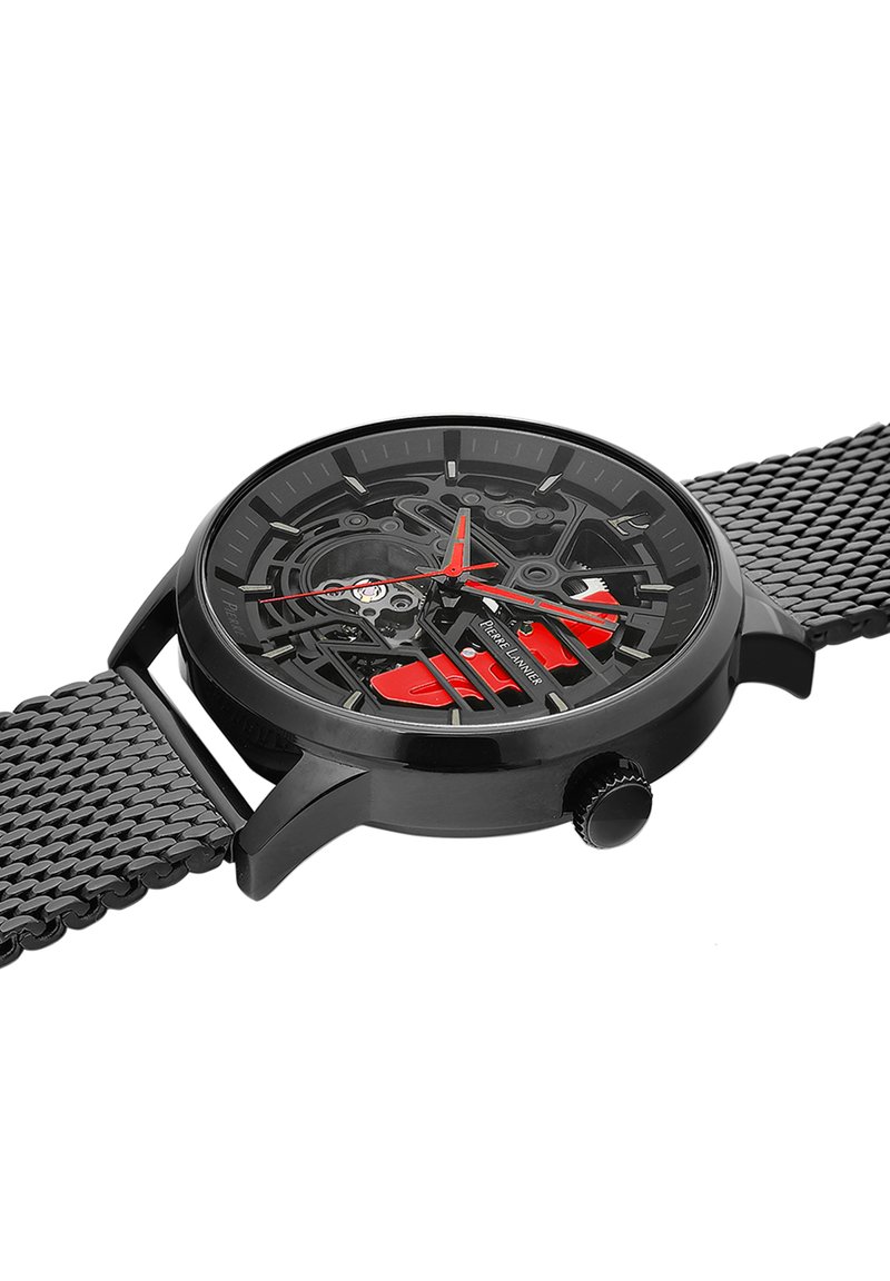 Montre Homme Pierre Lannier Chronographe Noir Tout Acier - Occasion
