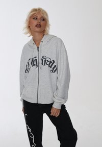 Ed Hardy DRAGON - Sudadera con cremallera - beige marl