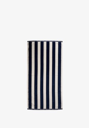 Marks & Spencer, STRIPED SAND RESISTANT BEACH TOWEL. UNISEX - Strandhåndklæde - navy