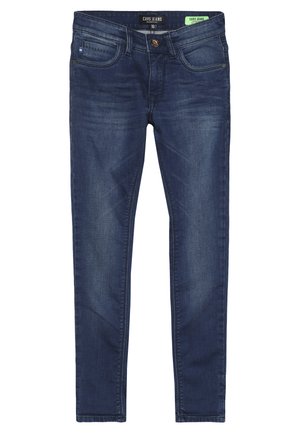 BURGO - Slim fit jeans - dark used