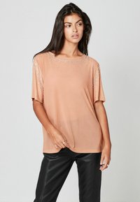 Next SHORT SLEEVE SCATTER SPARKLE  - T-shirts print - nude cream