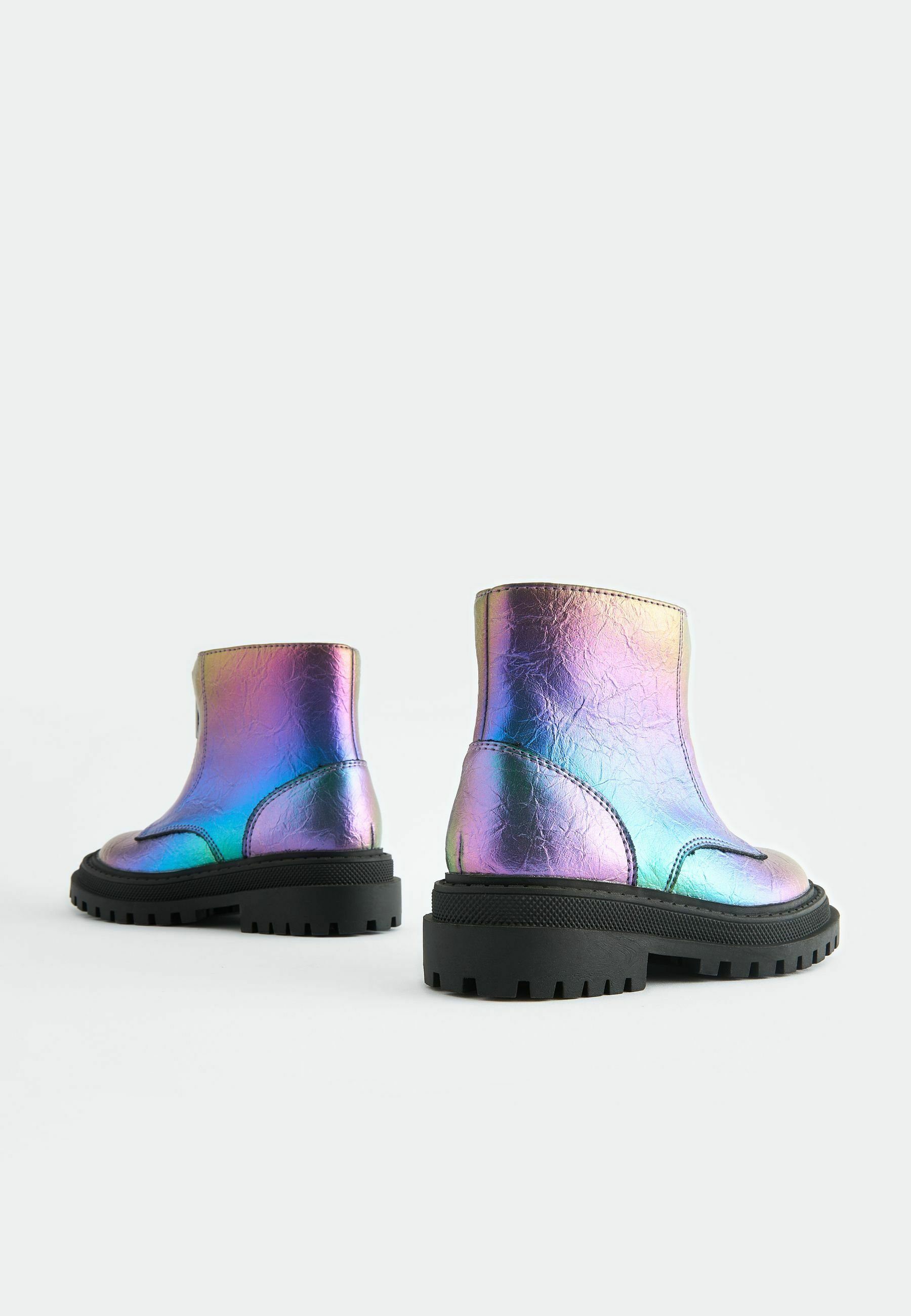 Next ZIP FRONT CHUNKY - Chaussures premiers pas - multi metallic