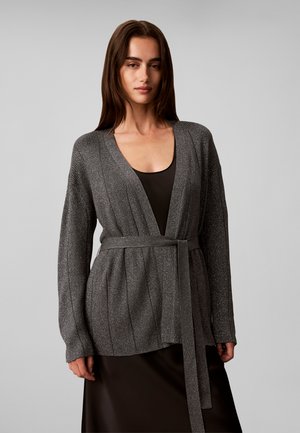 Calvin Klein, SHINE BLEND CARDIGAN - Жилетка - volcanic ash