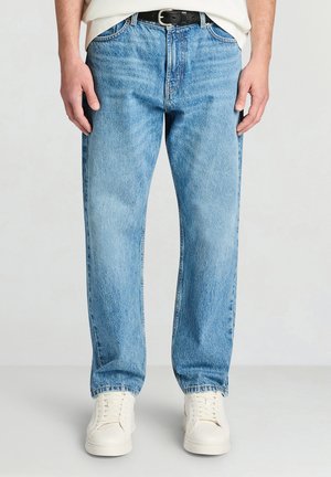 LUNGO  UNITA - Jeans a sigaretta - blu denim medio