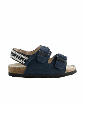 REGULAR FIT - FOOTBED - Sandals - navy