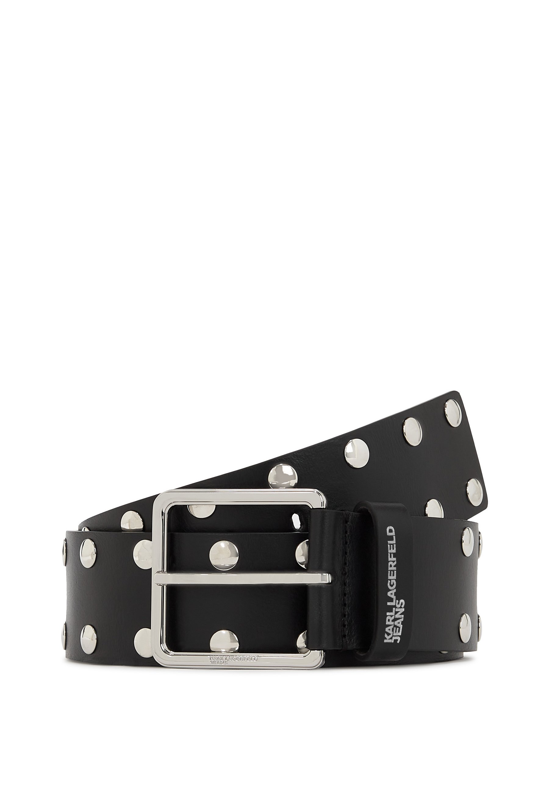 Karl Lagerfeld Jeans WIDE STUDDED - Belt - black - Zalando.co.uk