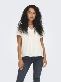 JDY - LIMA LIFE S/S NOOS - Blouse - cloud dancer Thumbnail Image 1