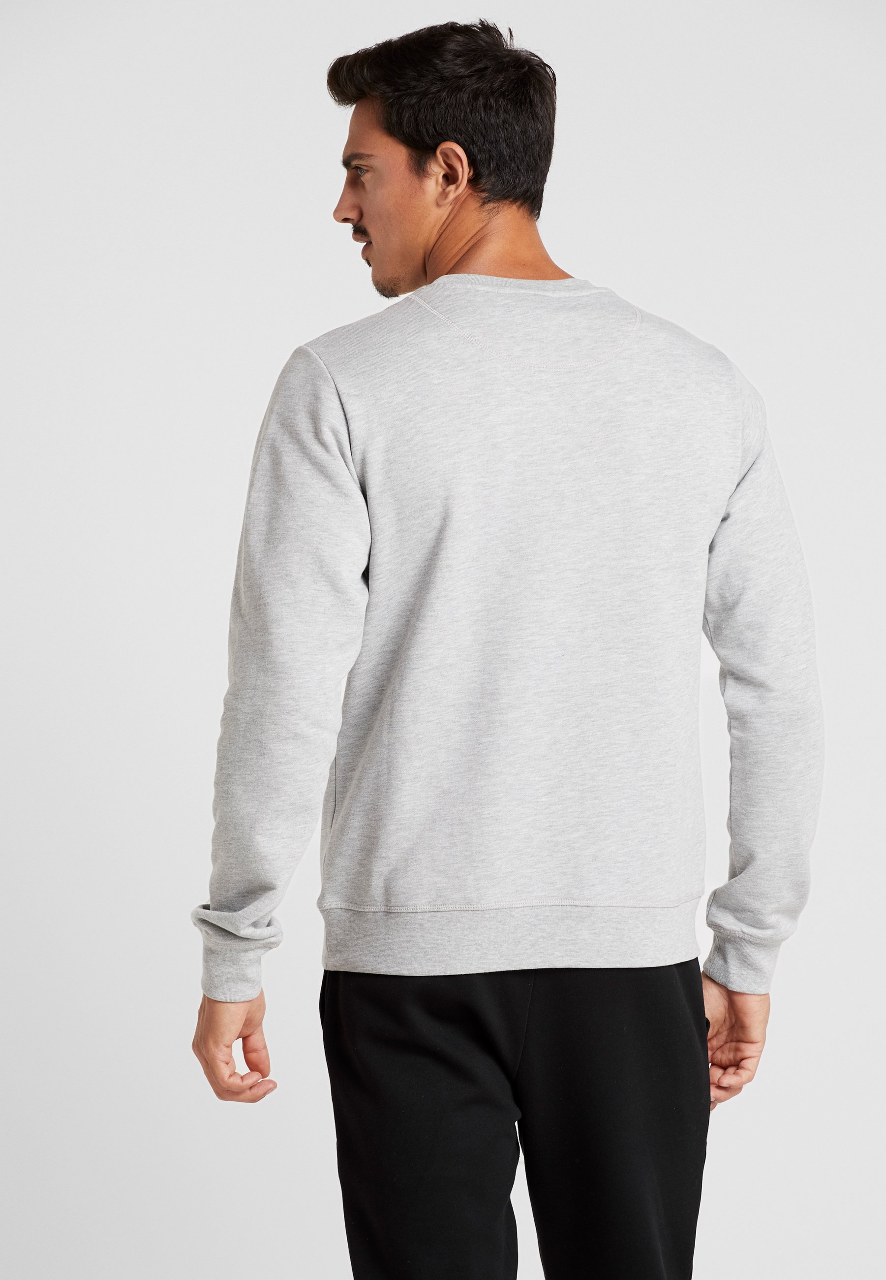 Helly Hansen HH LOGO CREW - Sweatshirt - grey melange/grey - Zalando