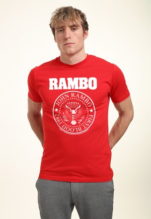 Henry Tiger, RAMBO JOHN FIRST BLOOD EMBLEM - T-shirt con stampa - red