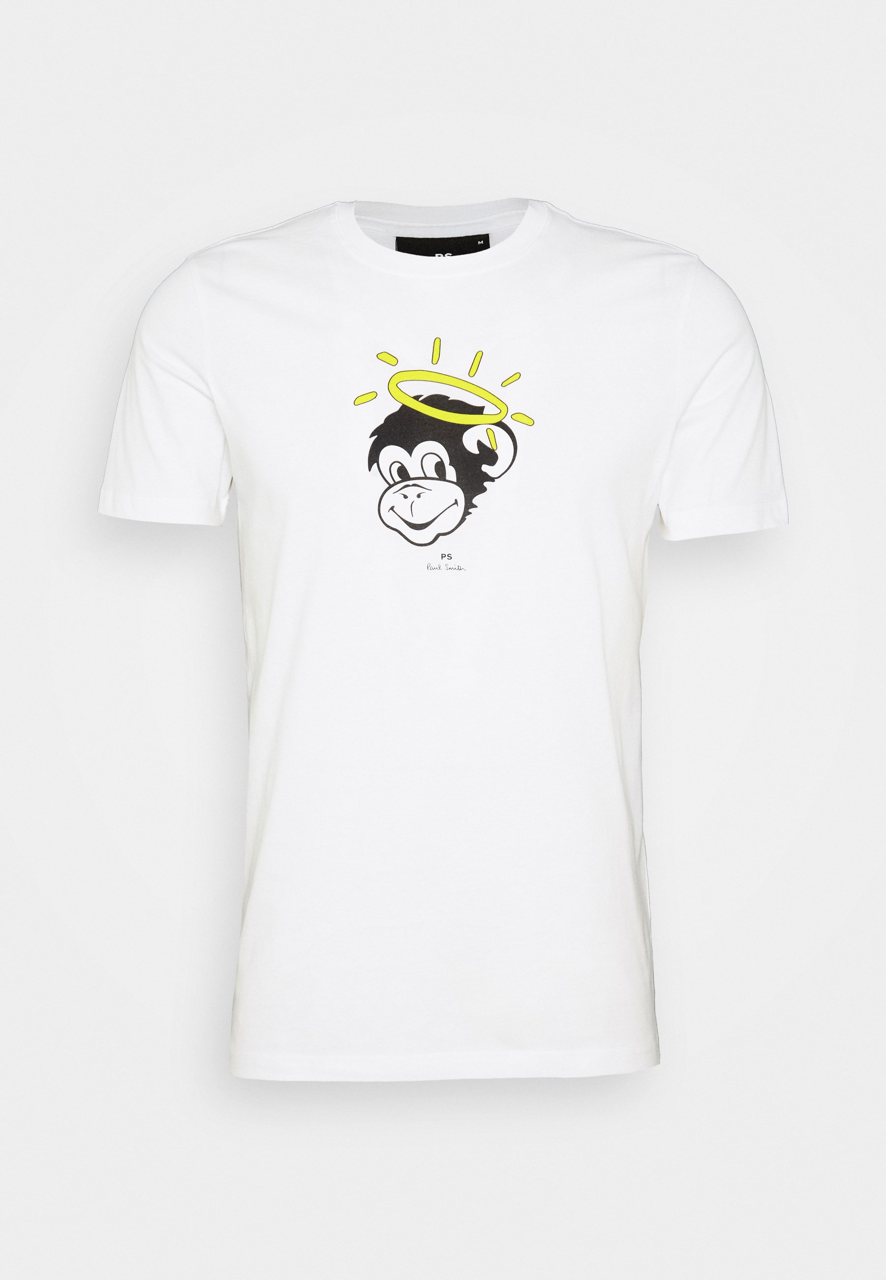 PS Paul Smith MENS SLIM FIT MONKEY HALO T shirts med print PS Paul Smith MENS SLIM FIT MONKEY HALO - T-shirts med print - mottled grey