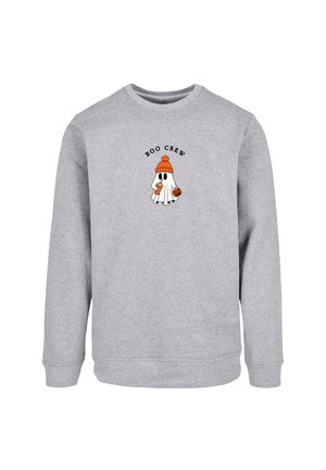 BOO CREW COOL GEIST HALLOWEEN - Sweatshirt - heather grey