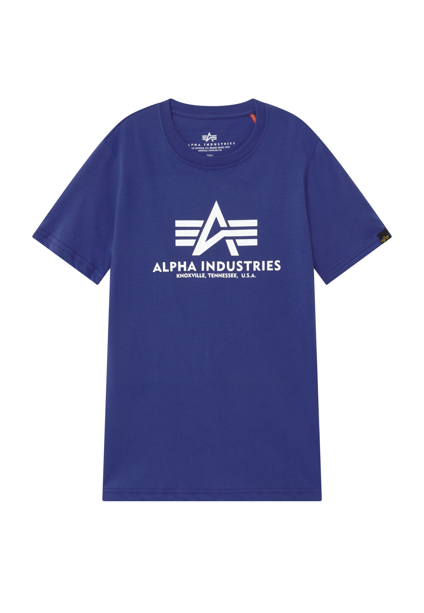 Alpha Industries BASIC KIDS TEENS T shirts med print Alpha Industries HOODED PUFFER NASA KIDS Lett jakke blue
