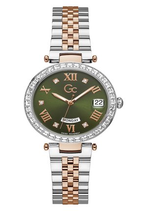 GC FLAIR CRYSTAL - Horloge - silver-coloured/rose gold-coloured