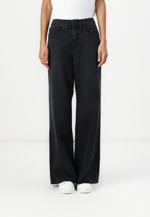 Good American GOOD EASE RELAXED  - Széles szárú - black