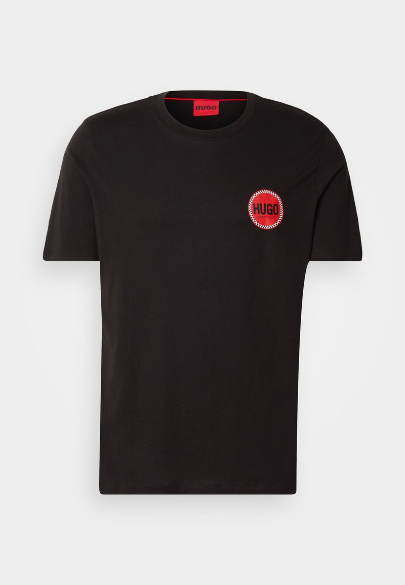 HUGO T-shirt print zwart