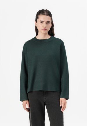 Vero Moda VMSILJE O-NECK BOXY - Strikkegenser - pine grove