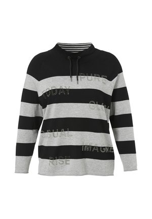 GESTREIFTER FEIN - Trui - grau