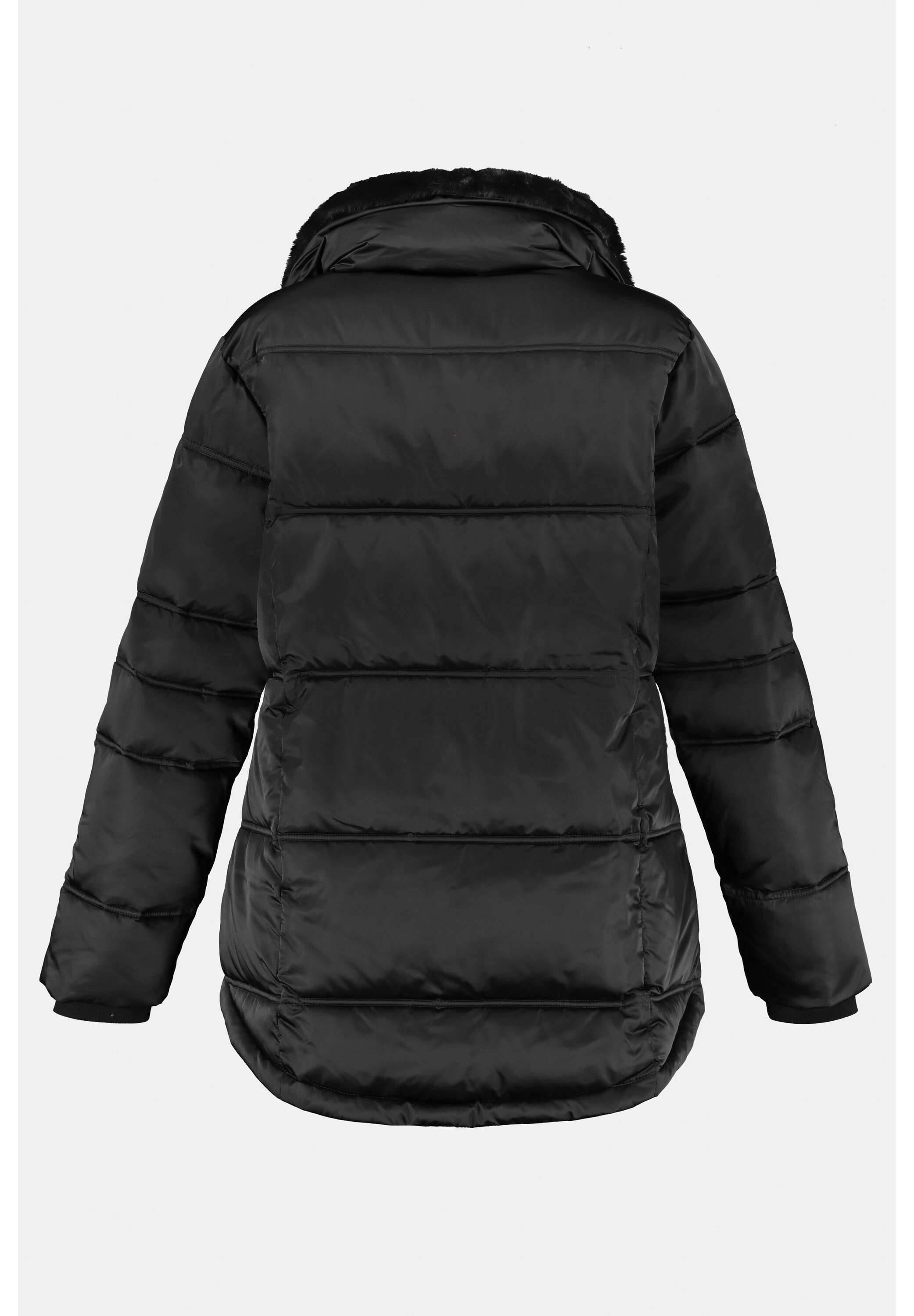 plain black winter jacket