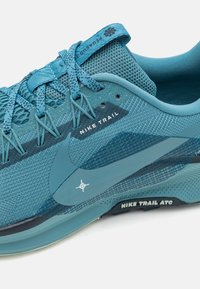 Nike Performance REACTX PEGASUS 5 - Trail running shoes - smokey blue/light silver/armory navy