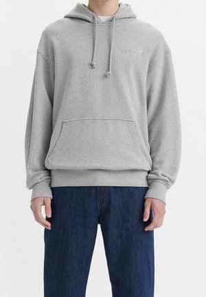 Hoodie - mottled grey