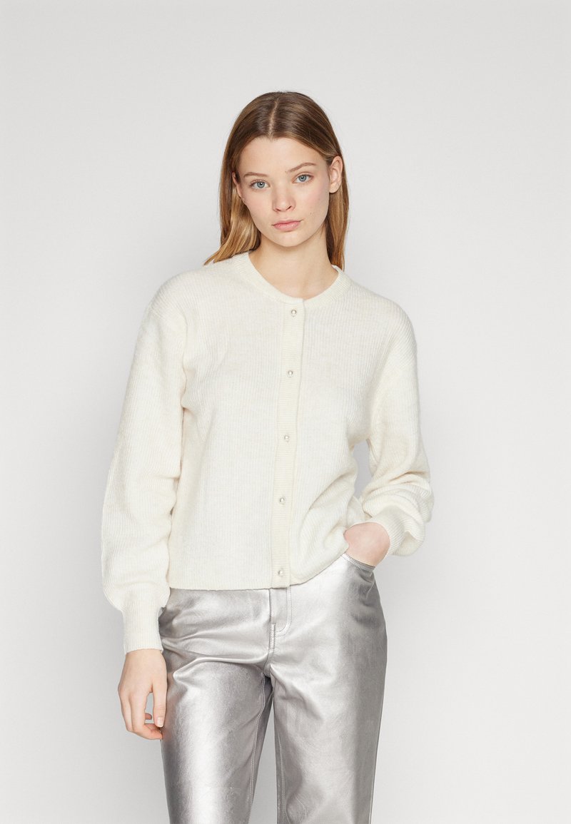 JDY JDYLUMI LIFE BUTTON - Gilet - Offwhite