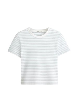 OYSHO, T-shirt imprimé - metallic blue