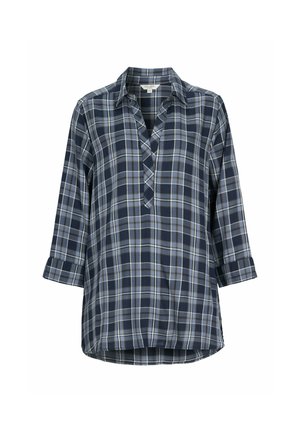 Cellbes of Sweden, WOVEN TUNIC WITH POCKETS - Tunikaer - blue checked