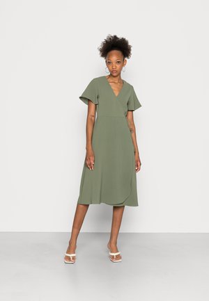 VILOVIE WRAP DRESS - Hverdagskjole - four leaf clover