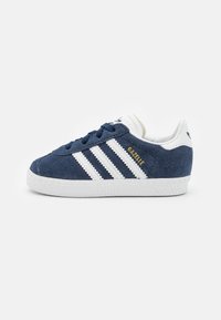 adidas Originals GAZELLE UNISEX - Lära-gå-skor - collegiate navy/footwear white